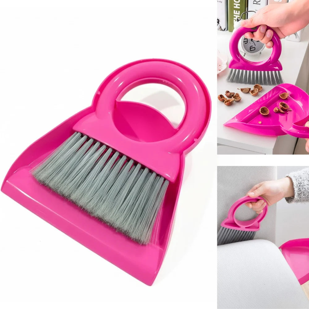Small Broom Brush and Dustpan Set