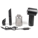 3-in-1 Car Vacuum Cleaner with Blower and Suction