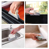 2-in-1 Window Track Cleaning Brush with Dustpan (Pack of 3)