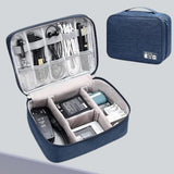 Double Layer Travel Electronics Organizer Bag