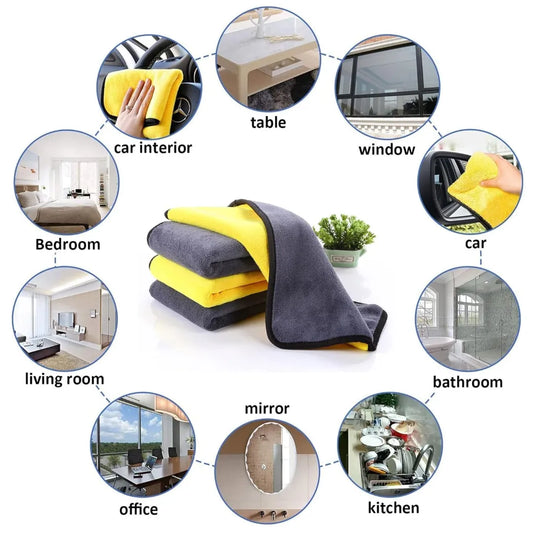 Solitude Microfiber Towel Cloth 40 x 40 cms, 400 GSM