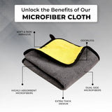 Ultra Absorbent Microfiber Towel Cloth 40 x 40 cm, 400 GSM