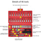 46-Piece Multi-Purpose Stainless Steel Tool Kit