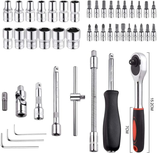 46-Piece Multi-Purpose Stainless Steel Tool Kit