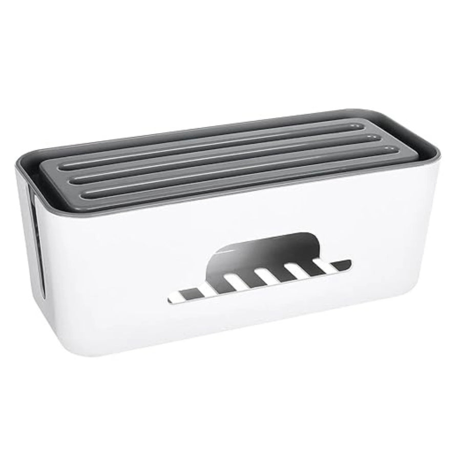 Cable Management Box for Power Strips and Cords