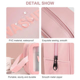 Clear Cosmetic Organizer Bags (Set of 3)