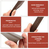 Silicone Door Sealing Strip | Strong Adhesive Weather Seal Brown