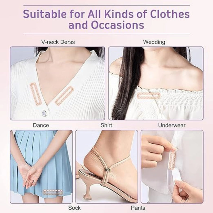 Double-Sided Fashion Tape for Clothing, Skin Friendly (36 Strips)