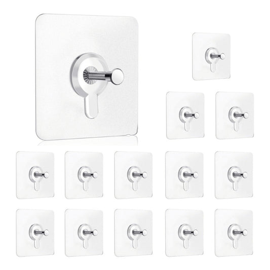 Heavy Duty Self-Adhesive Screw Hooks (Pack of 10)