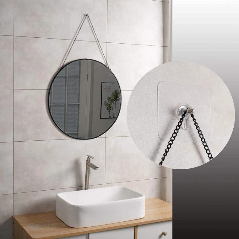 Heavy Duty Self-Adhesive Screw Hooks (Pack of 10)