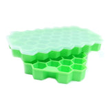 Silicone Honeycomb Ice Cube Tray With Lid