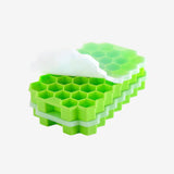 Silicone Honeycomb Ice Cube Tray With Lid