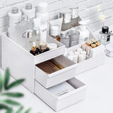 Cosmetic Organizer Box with Drawers Makeup Storage for Women