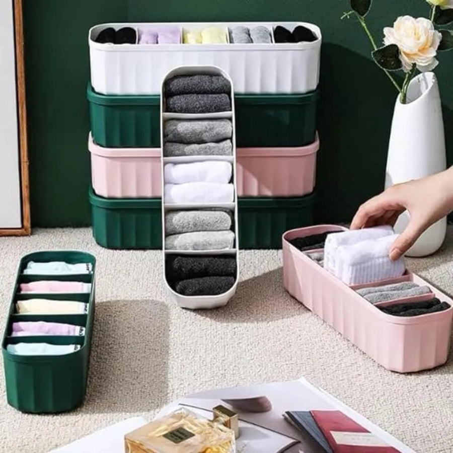 Fabric Drawer Organizers for Closet Storage (Pack of 2)