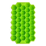 Silicone Honeycomb Ice Cube Tray With Lid