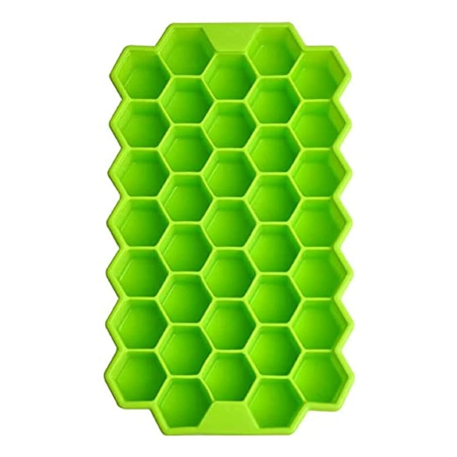 Silicone Honeycomb Ice Cube Tray With Lid