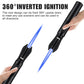 Adjustable Red/Blue Jet Flame Torch Lighter