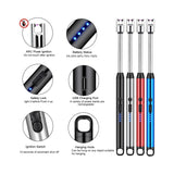 USB Rechargeable Electric Arc Lighter with 360° Flexible Neck