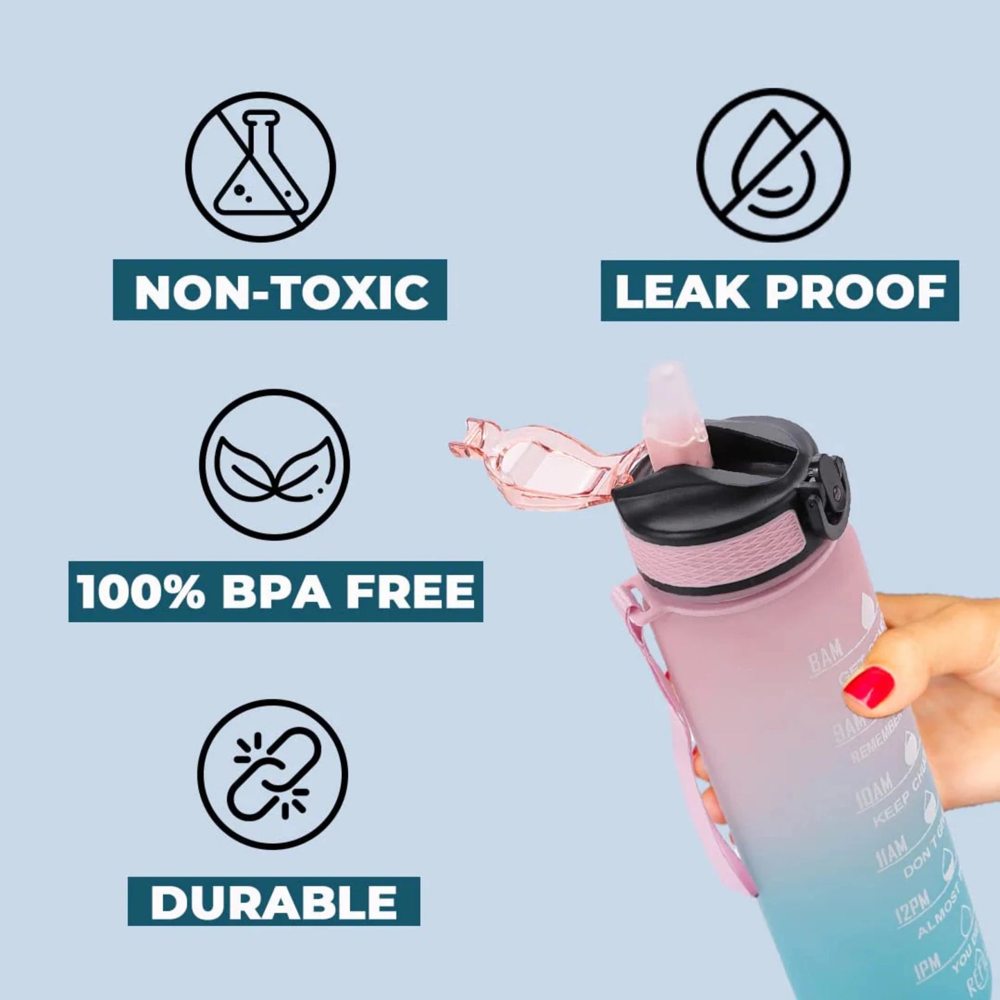 Motivational Water Bottle