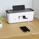 Cable Management Box for Power Strips and Cords