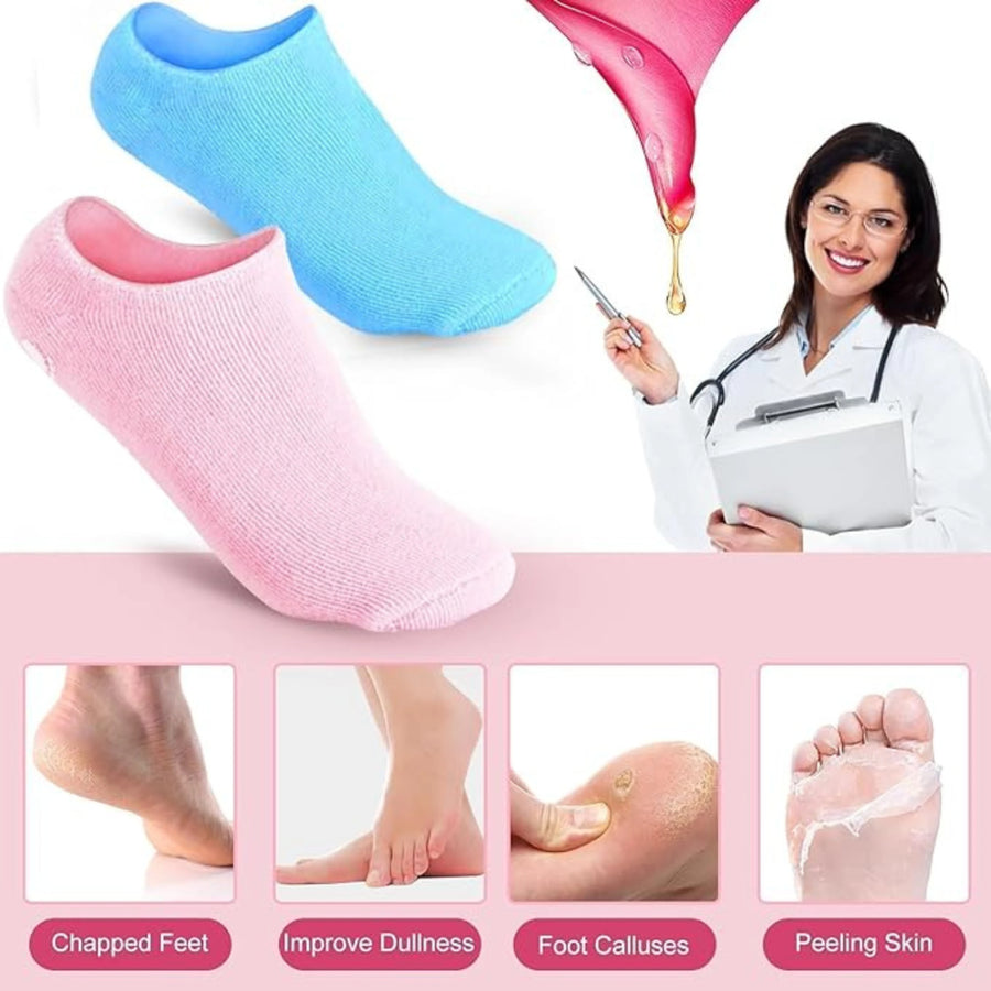 Moisturizing Gel Socks (2 Pairs)