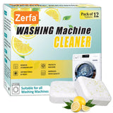 Lemon Scented Washing Machine Cleaner Descaling Tablets