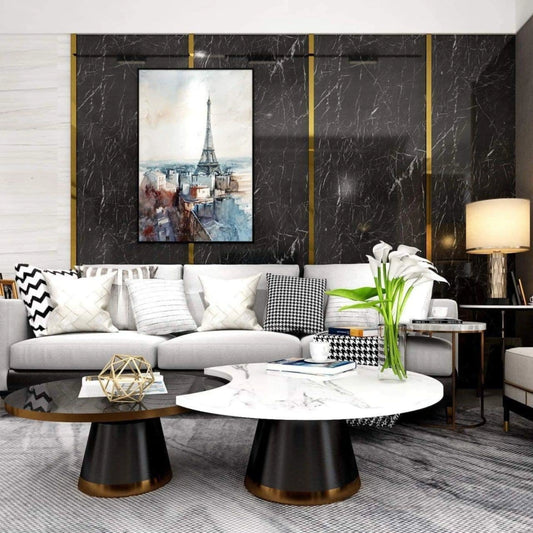 Black Marble Wallpaper Sticker