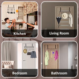 Multi-Alloy Over Door Hook Hanger