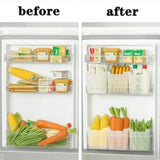 Refrigerator Storage Containers (Pack of 6)