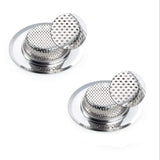 Stainless Steel Kitchen Sink Strainer Plug with Fine Mesh Anti Clog Design