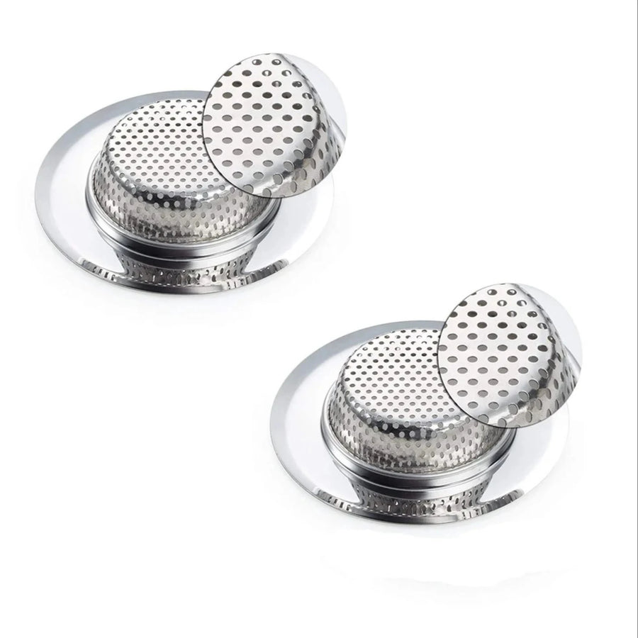 Stainless Steel Kitchen Sink Strainer Plug with Fine Mesh Anti Clog Design