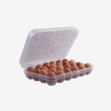 24 Egg Storage Box Stackable Fridge Container
