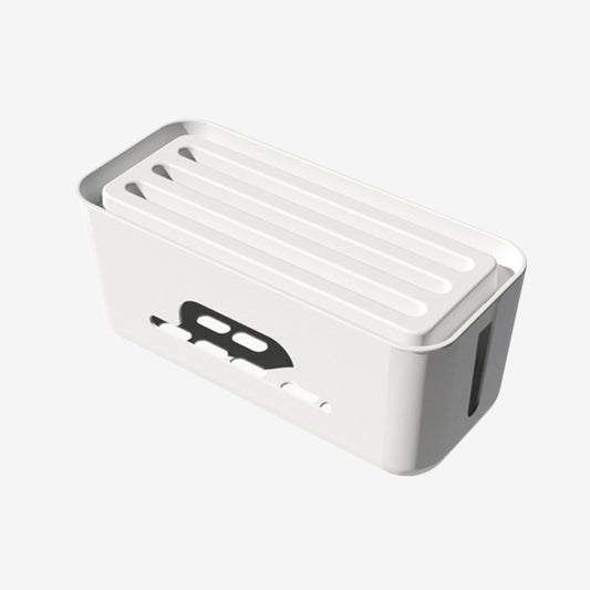 Cable Management and Power Strip Organizer Box