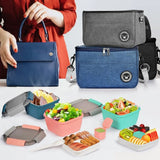 Salad Lunch Box with Dressing Container and Fork