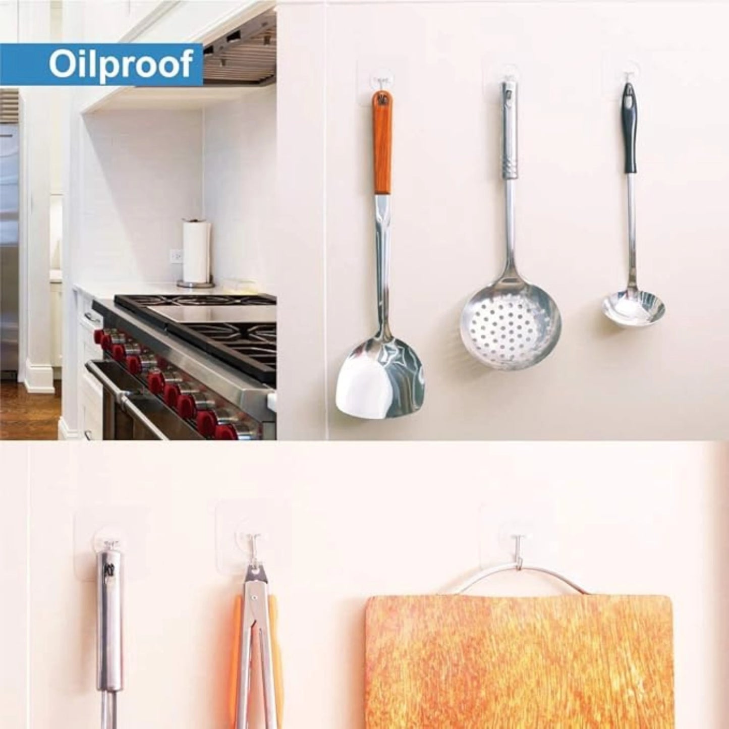 Pack of 10 Round Wall Hooks