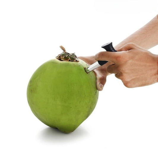 Coconut Opener Tool with Cleaner Stick