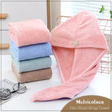 Microfiber Hair Towel Quick Dry Super Absorbent Hair Wrap