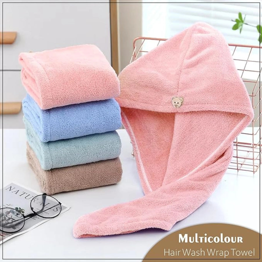 Microfiber Hair Towel Quick Dry Super Absorbent Hair Wrap