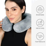 Ergonomic Memory Foam Travel Neck Support Pillow