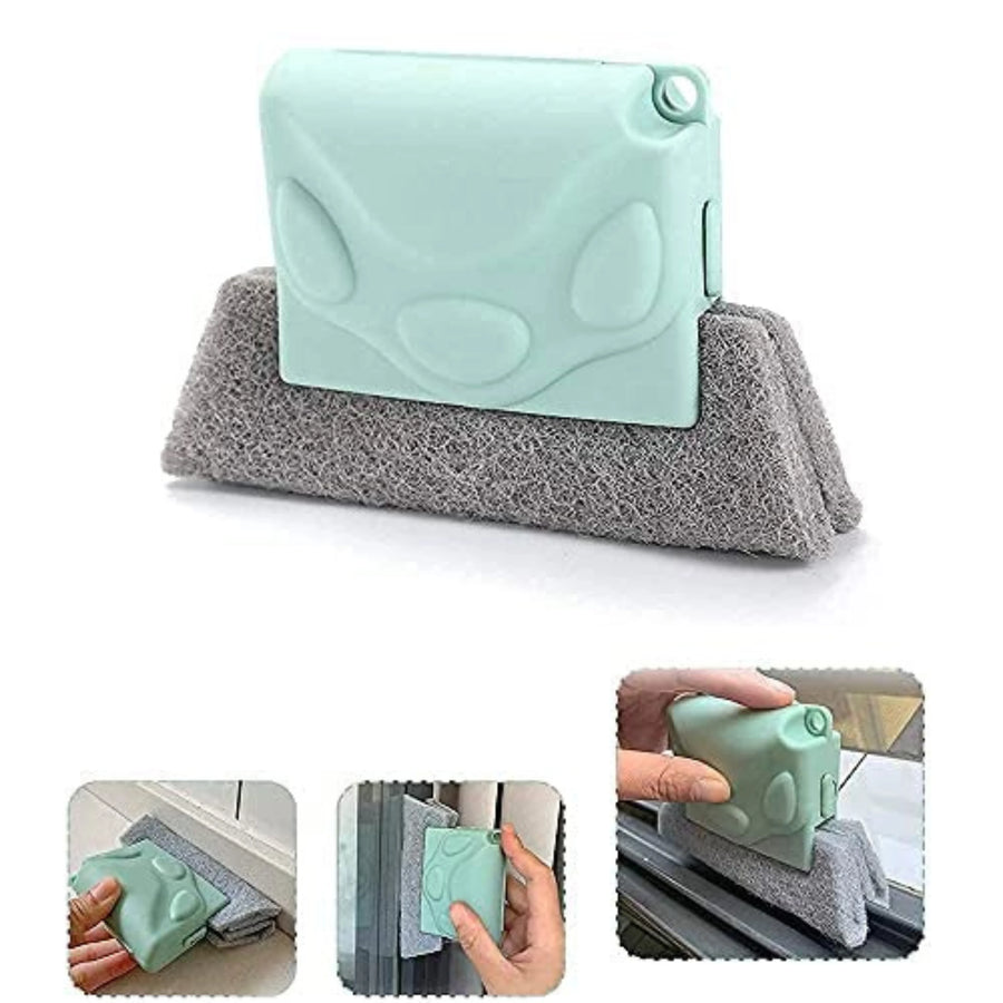 2-in-1 Window Track Cleaning Brush with Dustpan (Pack of 3)