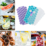 Silicone Honeycomb Ice Cube Tray With Lid