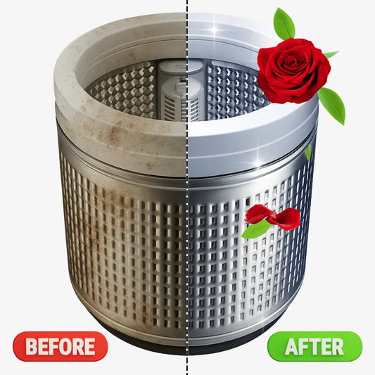 Zerfa Rose-Scented Washing Machine Descaler Tablets (20g Each Tablet)