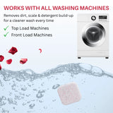 Rose Scented Washing Machine Cleaner Descaling Tablets