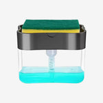 2-in-1 Soap Dispenser with Sponge Holder