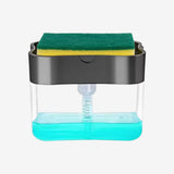 2-in-1 Soap Dispenser with Sponge Holder