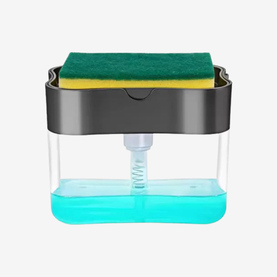2-in-1 Soap Dispenser with Sponge Holder