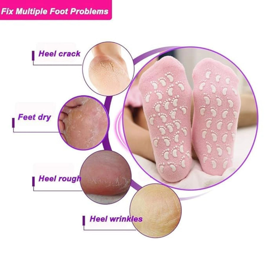 Moisturizing Gel Socks (2 Pairs)