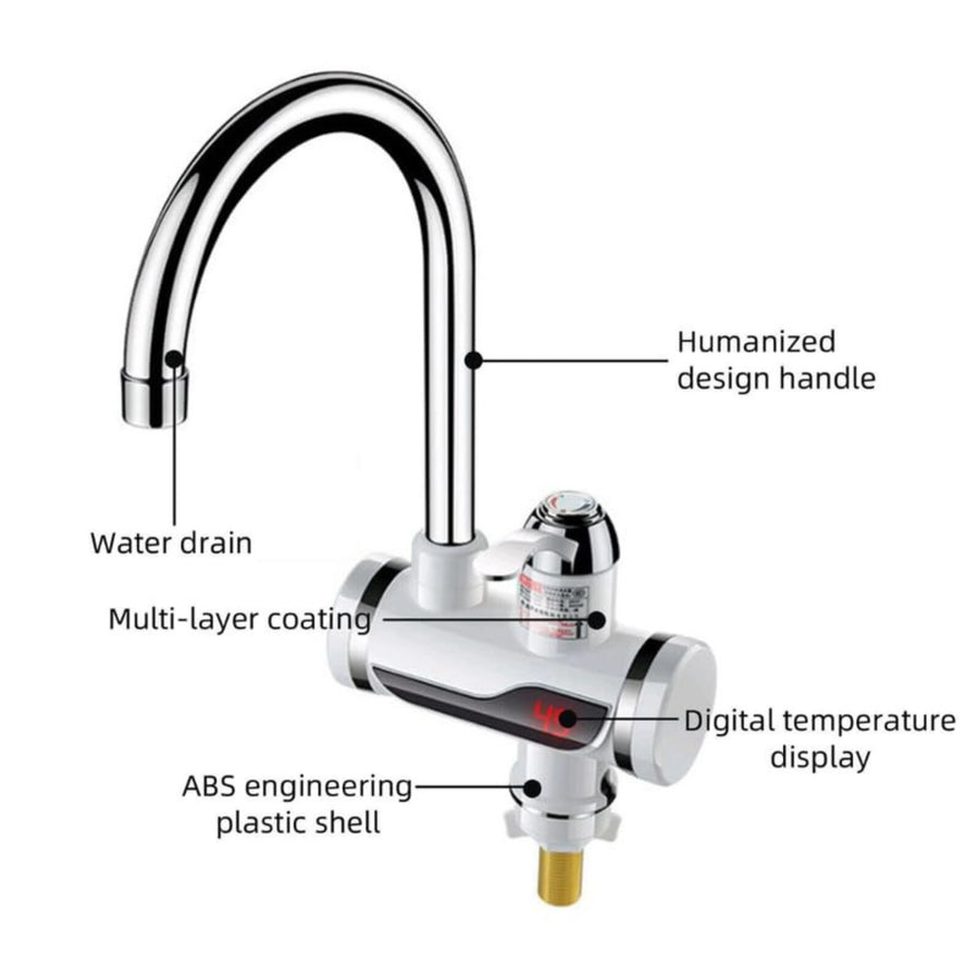 Instant Electric Water Heater Kitchen Tap