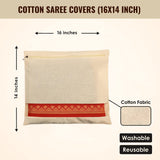 Cotton Saree Cover Bags (Pack of 3)