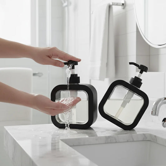 Black Liquid Soap Dispenser (Set of 2)